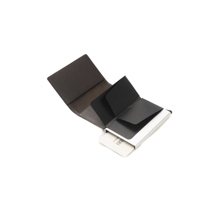 Portefeuille Homme Cerruti 1881 En Cuir De Veau Marron