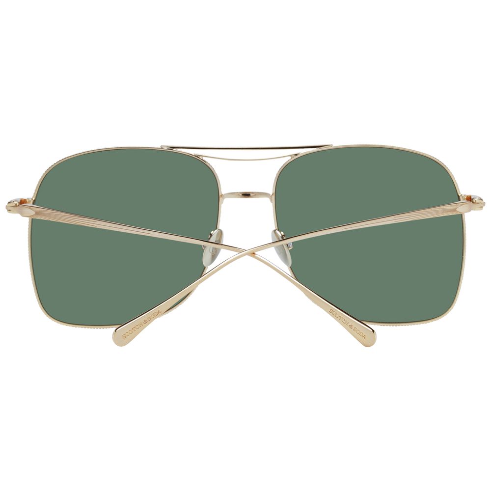 Scotch &amp; Soda Gold Stainless Steel Sunglasses