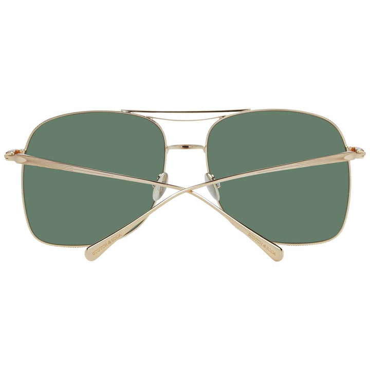 Scotch &amp; Soda Gold Stainless Steel Sunglasses