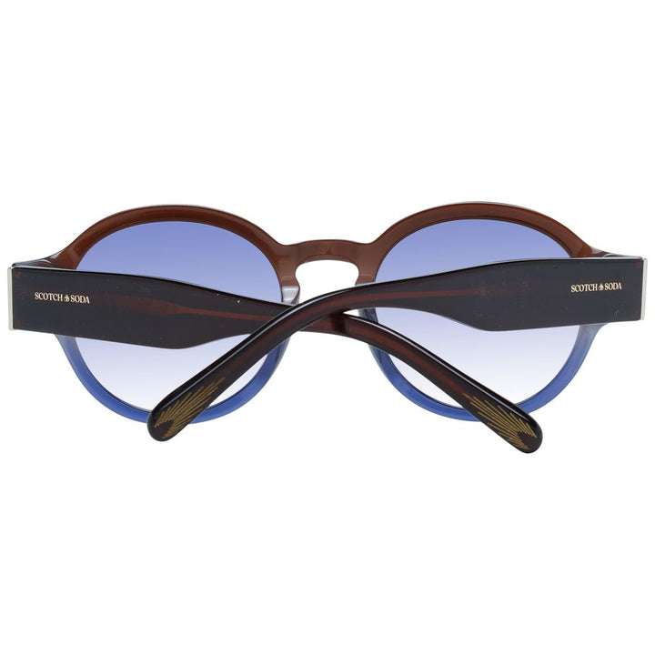 Scotch &amp; Soda Brown Acetate Sunglasses