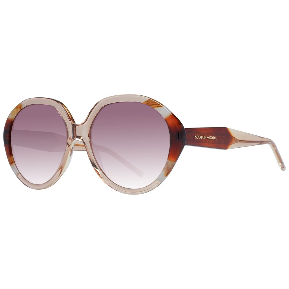 Scotch &amp; Soda Brown Acetate Sunglasses