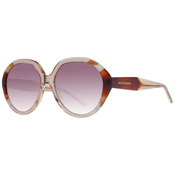 Scotch &amp; Soda Brown Acetate Sunglasses