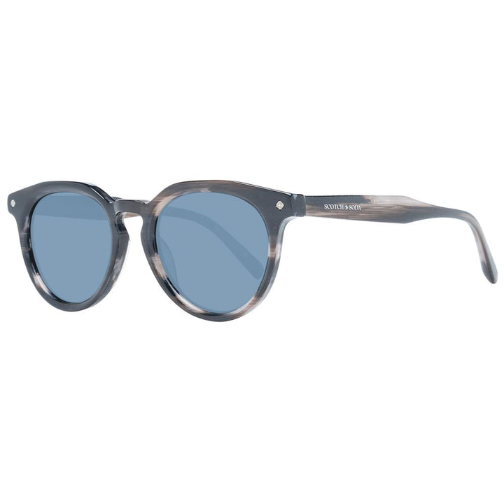 Scotch &amp; Soda Black Renew Acetate Sunglasses