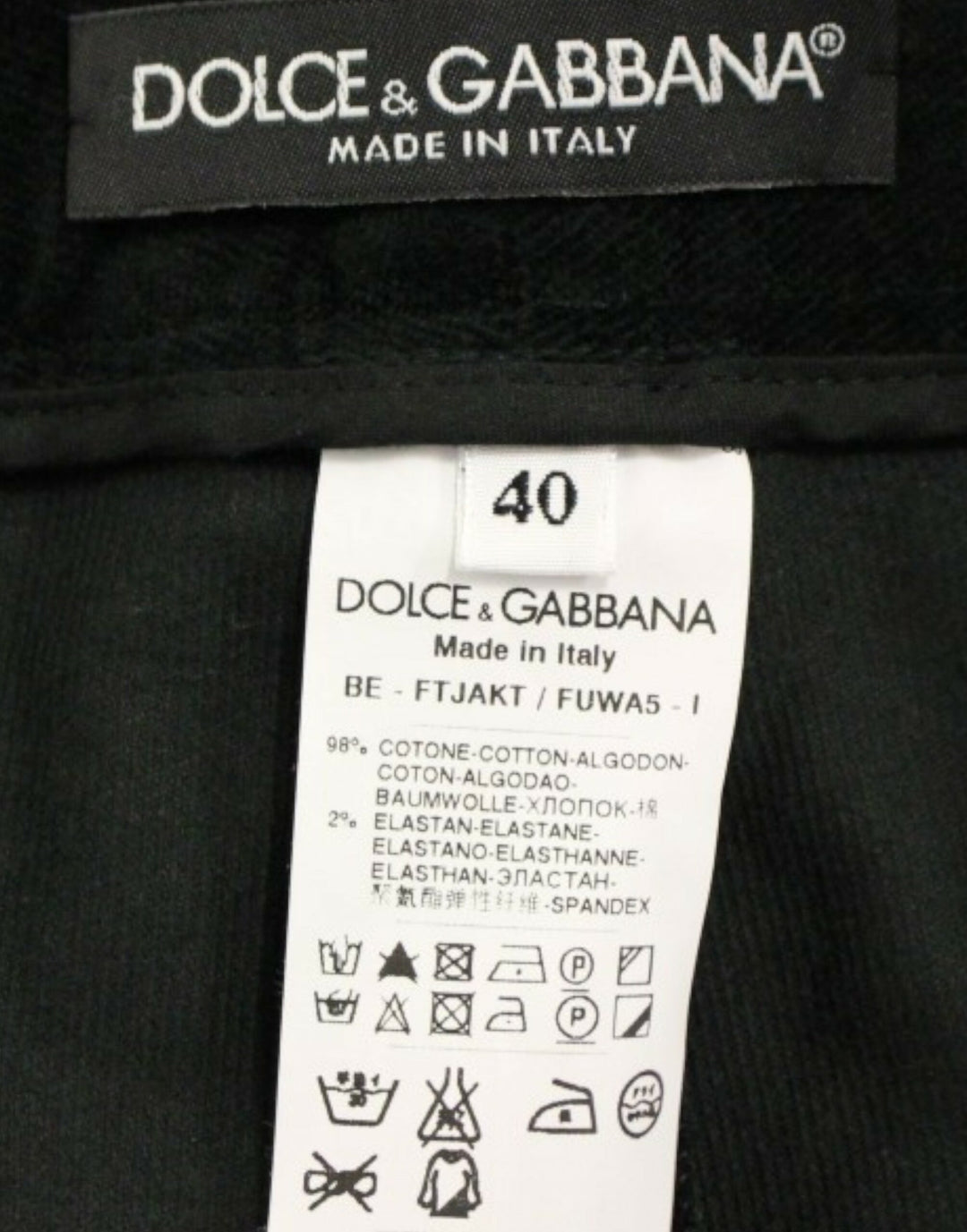 Vestido con shorts negros Dolce Gabbana Sensation