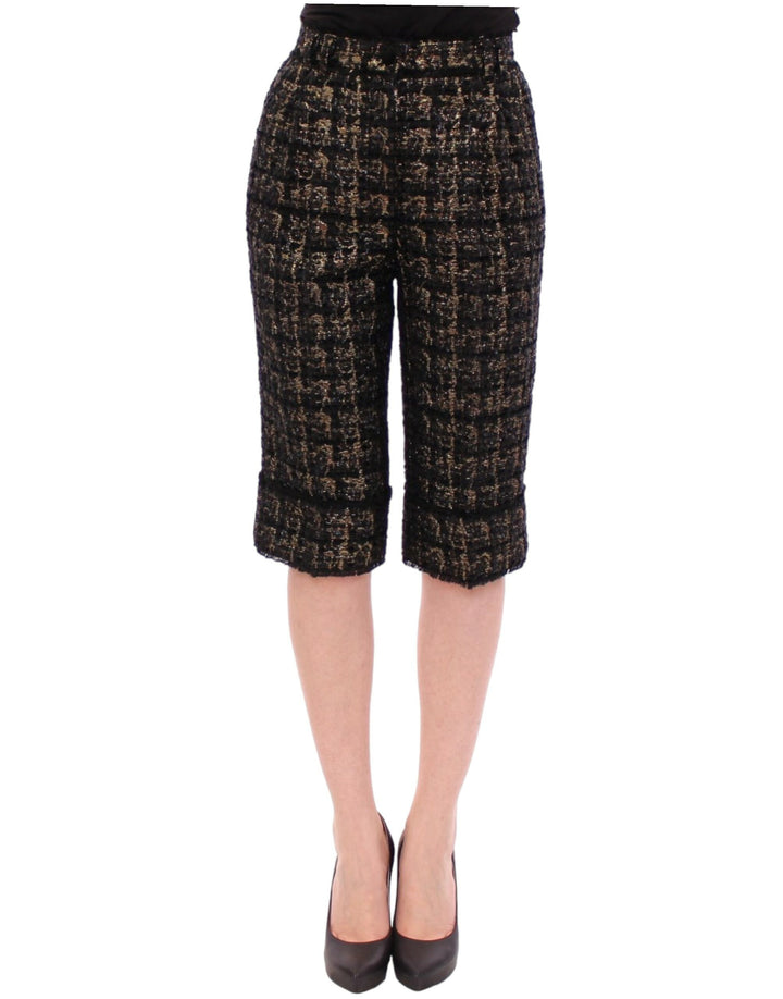 Dolce &amp; Gabbana Black fabric shorts pants
