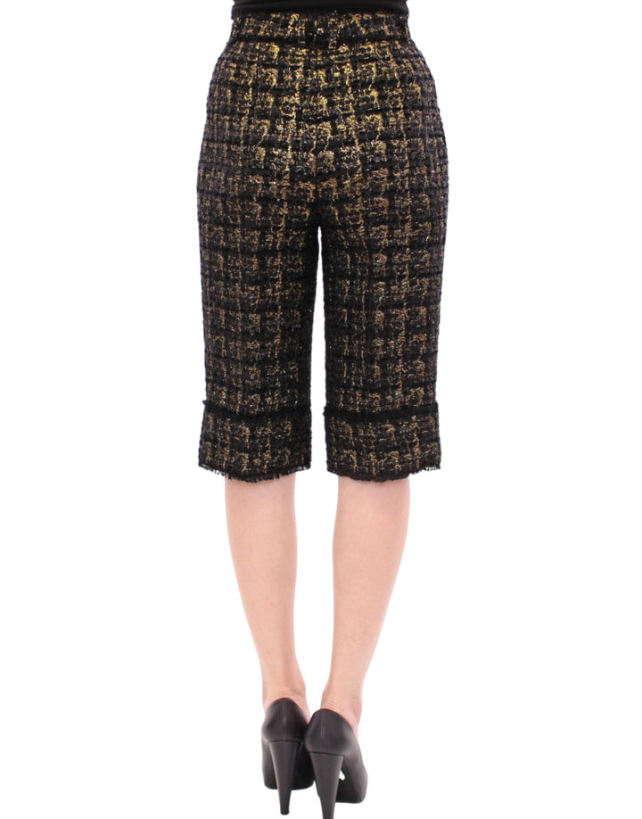 Dolce &amp; Gabbana Black fabric shorts pants