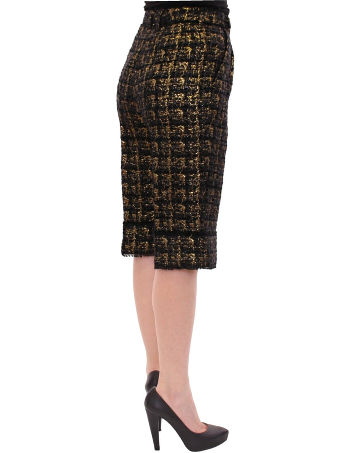 Dolce &amp; Gabbana Black fabric shorts pants