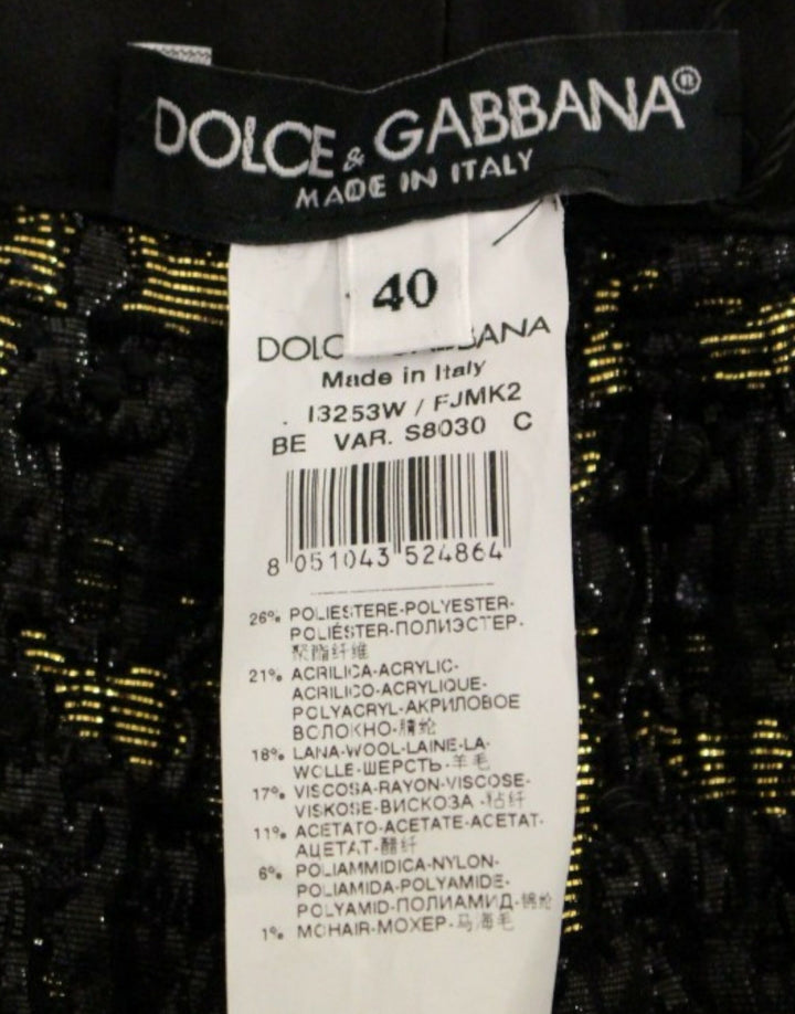 Dolce &amp; Gabbana Black fabric shorts pants