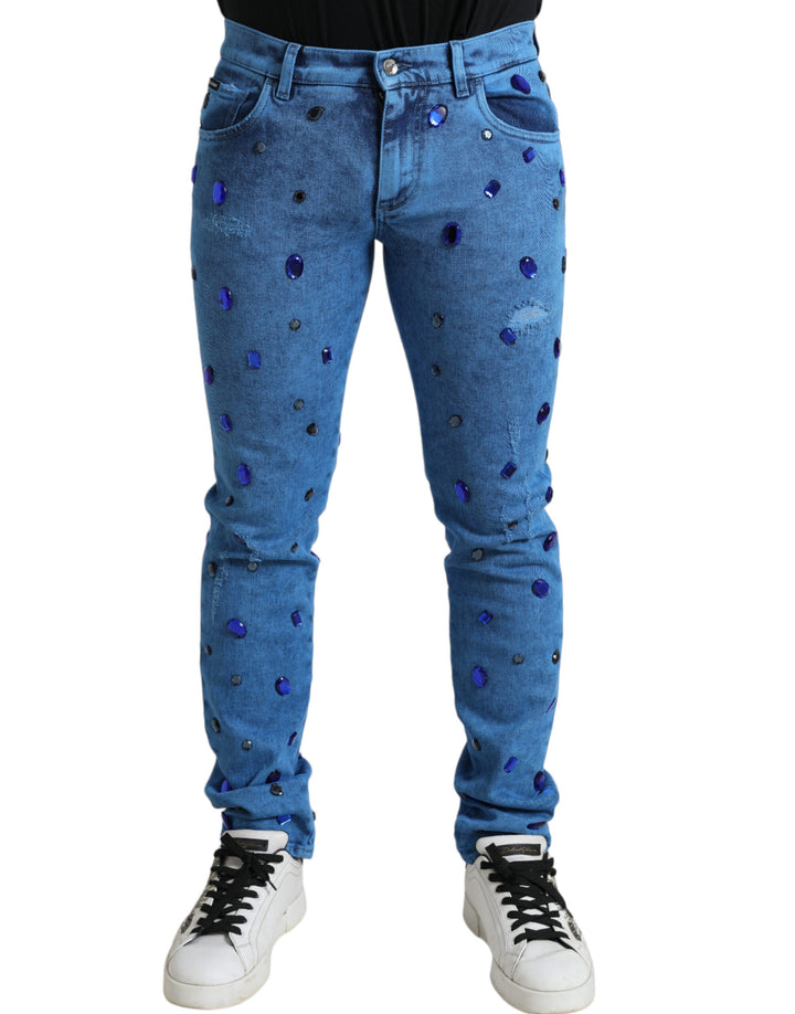 Jean skinny Dolce &amp;amp; Gabbana orné de cristaux