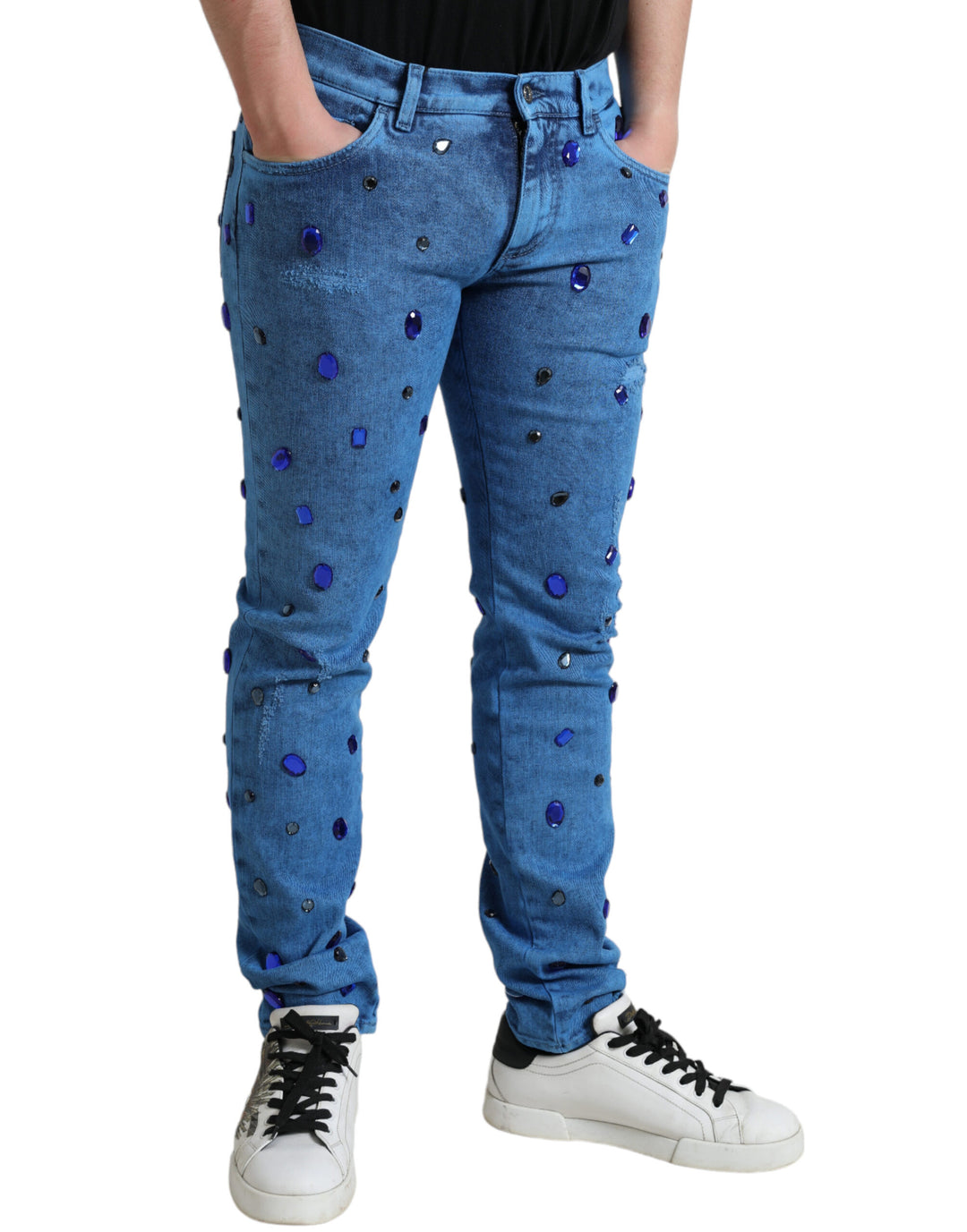 Jean skinny Dolce &amp;amp; Gabbana orné de cristaux