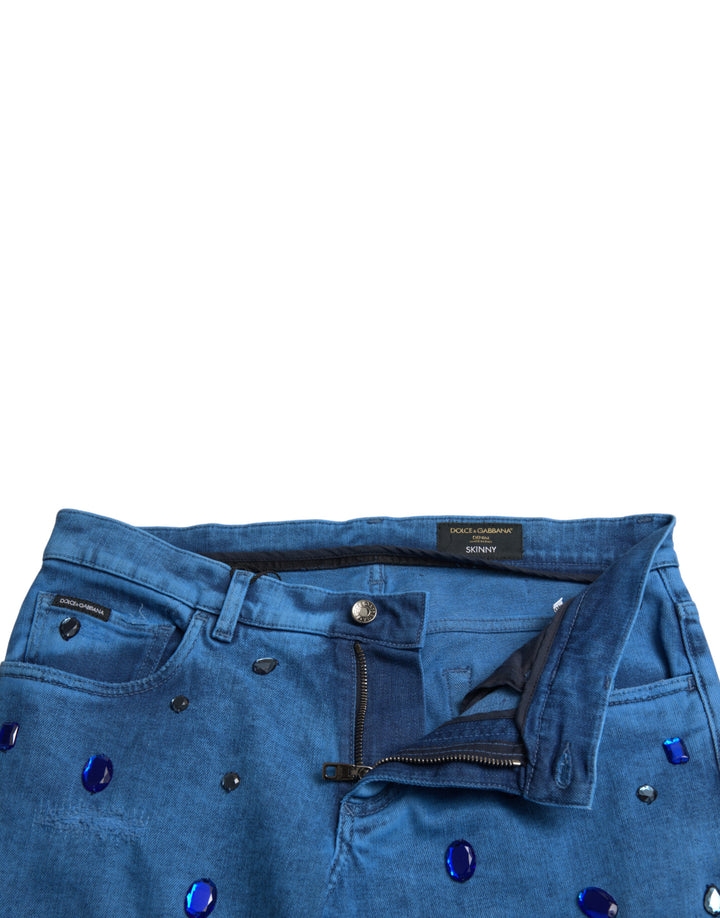 Jean skinny Dolce &amp;amp; Gabbana orné de cristaux