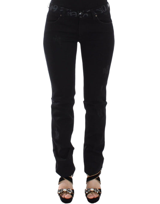 Jean skinny noir chic Ermanno Scervino
