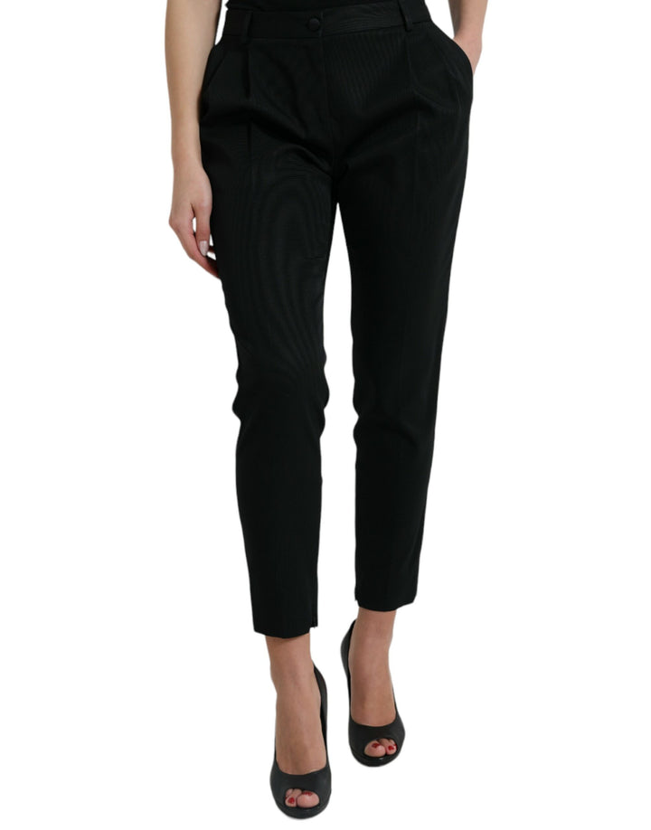 Pantalon court fuselé taille haute élégant Dolce &amp;amp; Gabbana