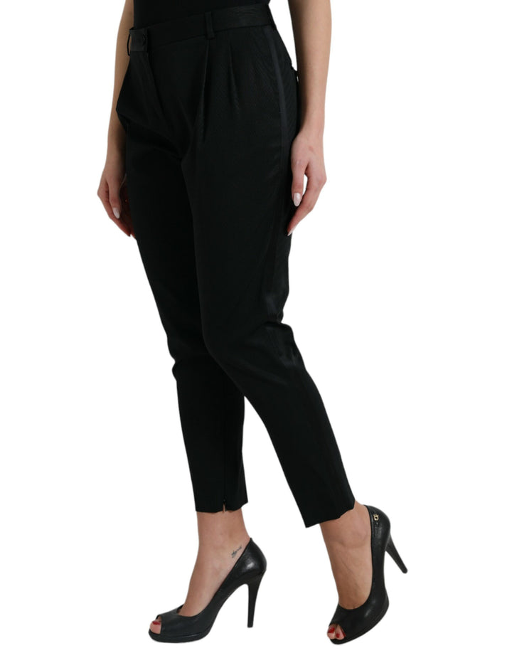 Pantalon court fuselé taille haute élégant Dolce &amp;amp; Gabbana