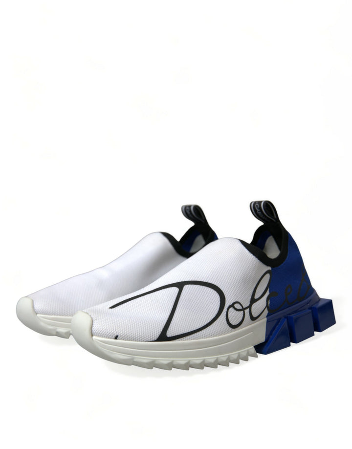 Zapatillas Dolce &amp; Gabbana Chic Low Top Sorrento en azul y blanco