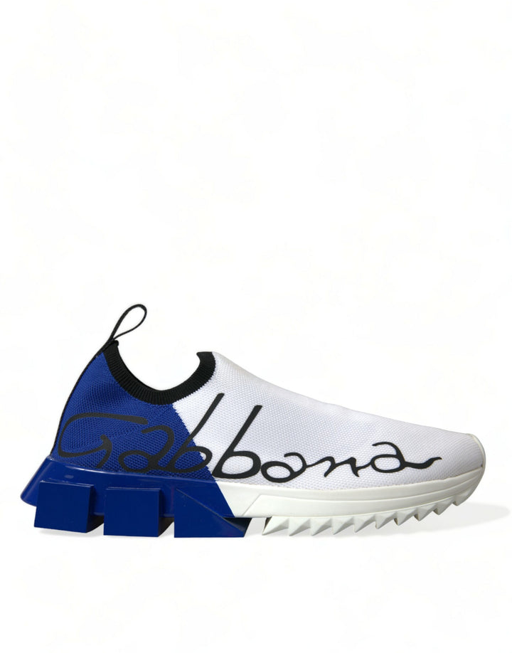Zapatillas Dolce &amp; Gabbana Chic Low Top Sorrento en azul y blanco