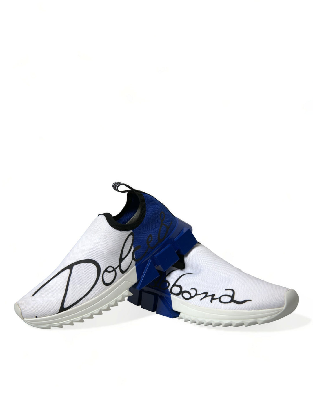 Zapatillas Dolce &amp; Gabbana Chic Low Top Sorrento en azul y blanco