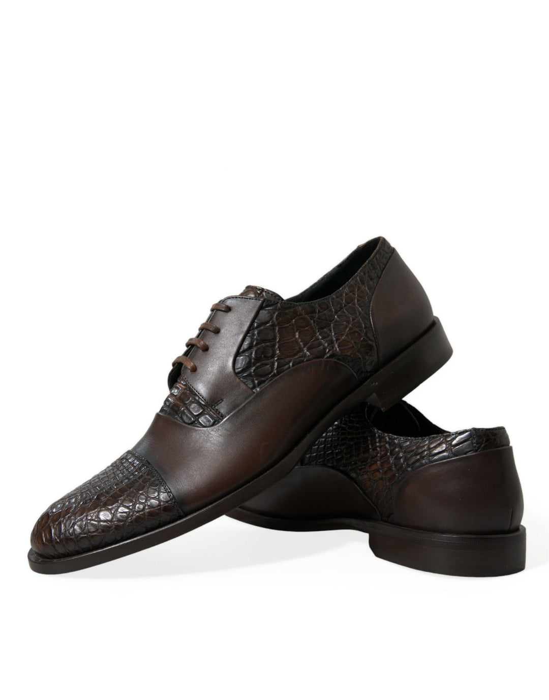Elegantes zapatos de vestir Oxford de piel texturizada de Dolce &amp; Gabbana