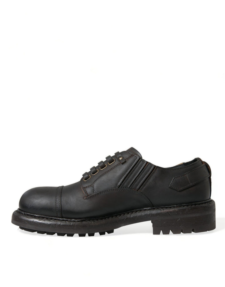 Zapatos de vestir Derby elegantes de cuero para hombre de Dolce &amp; Gabbana