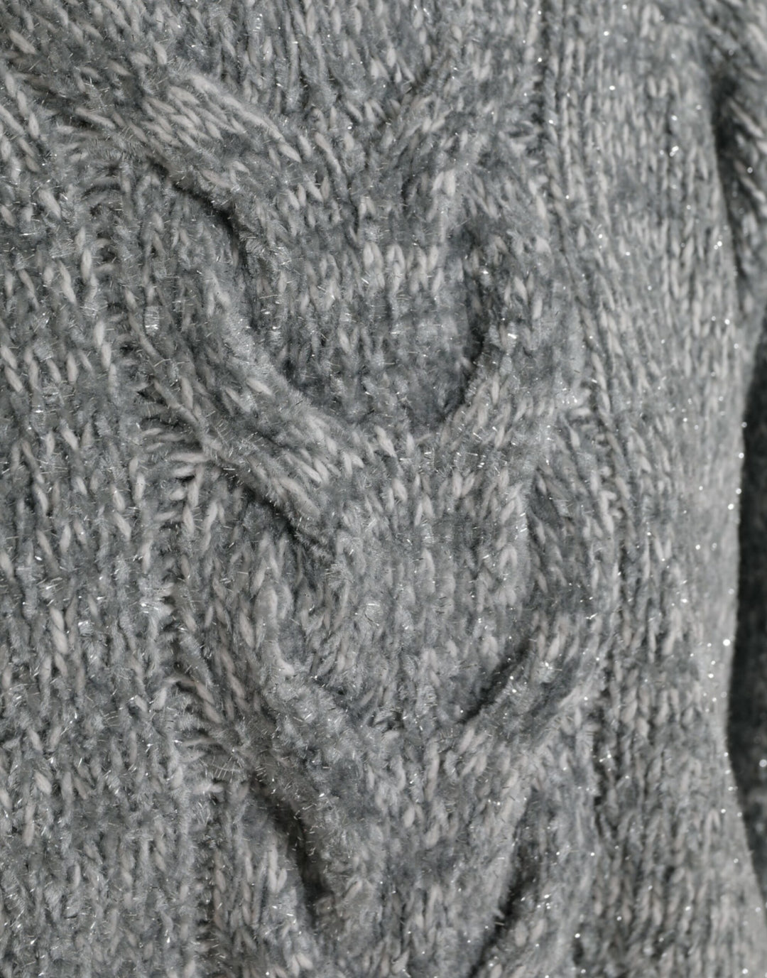 Pull col roulé élégant en cachemire mélangé gris Dolce &amp;amp; Gabbana