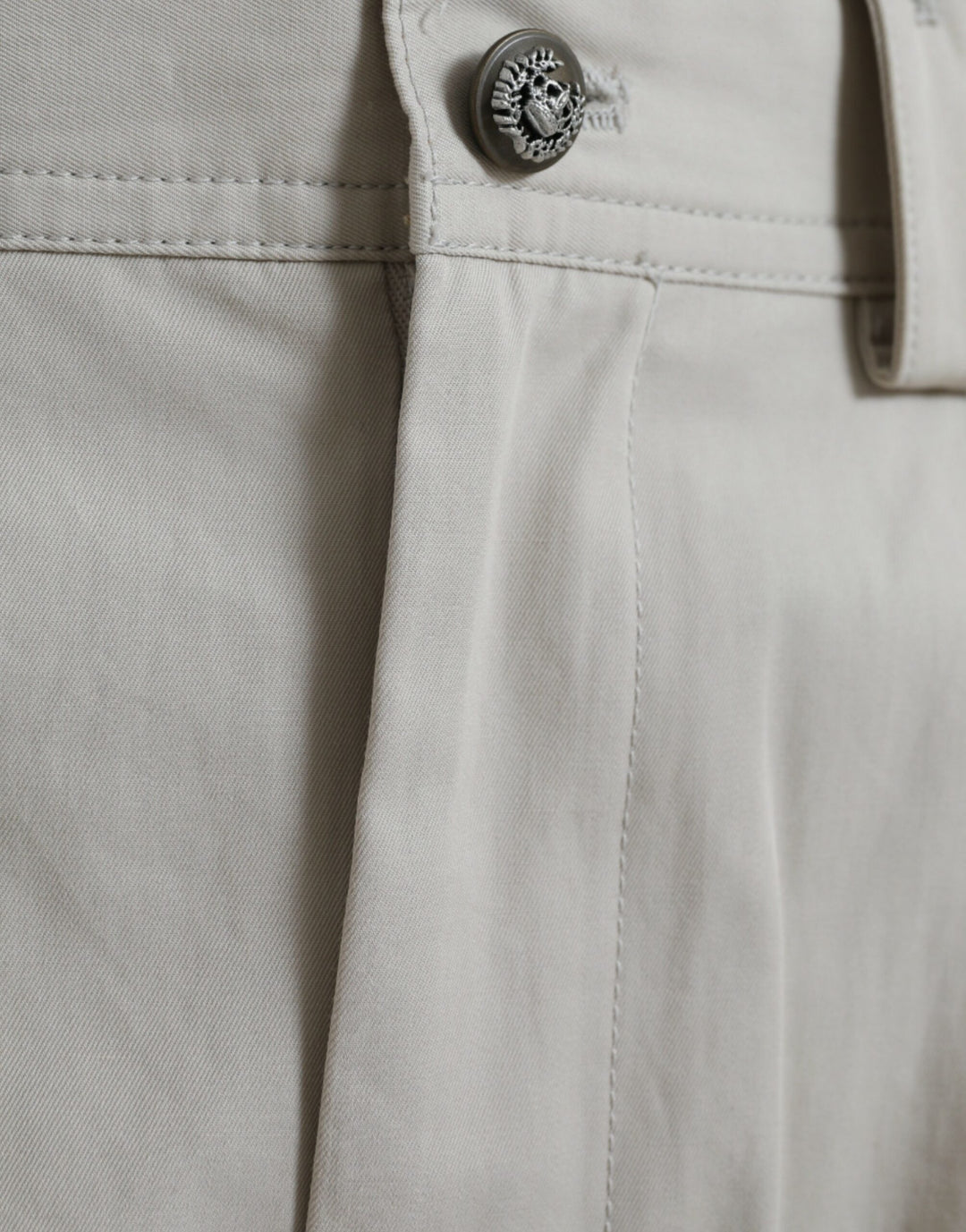 Pantalones de moda ajustados de cintura alta Dolce &amp;amp; Gabbana - Beige