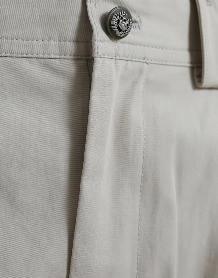 Pantalones de moda ajustados de cintura alta Dolce &amp;amp; Gabbana - Beige