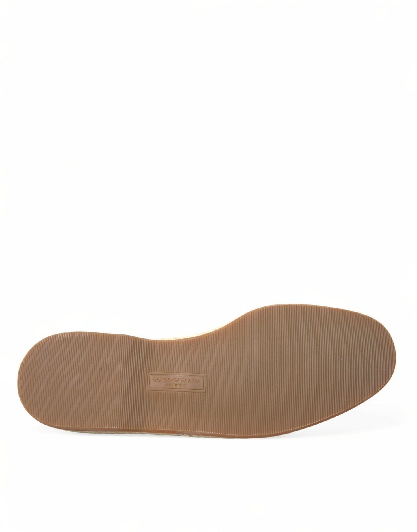 Mocassins en cuir à paillettes rouges Dolce &amp; Gabbana