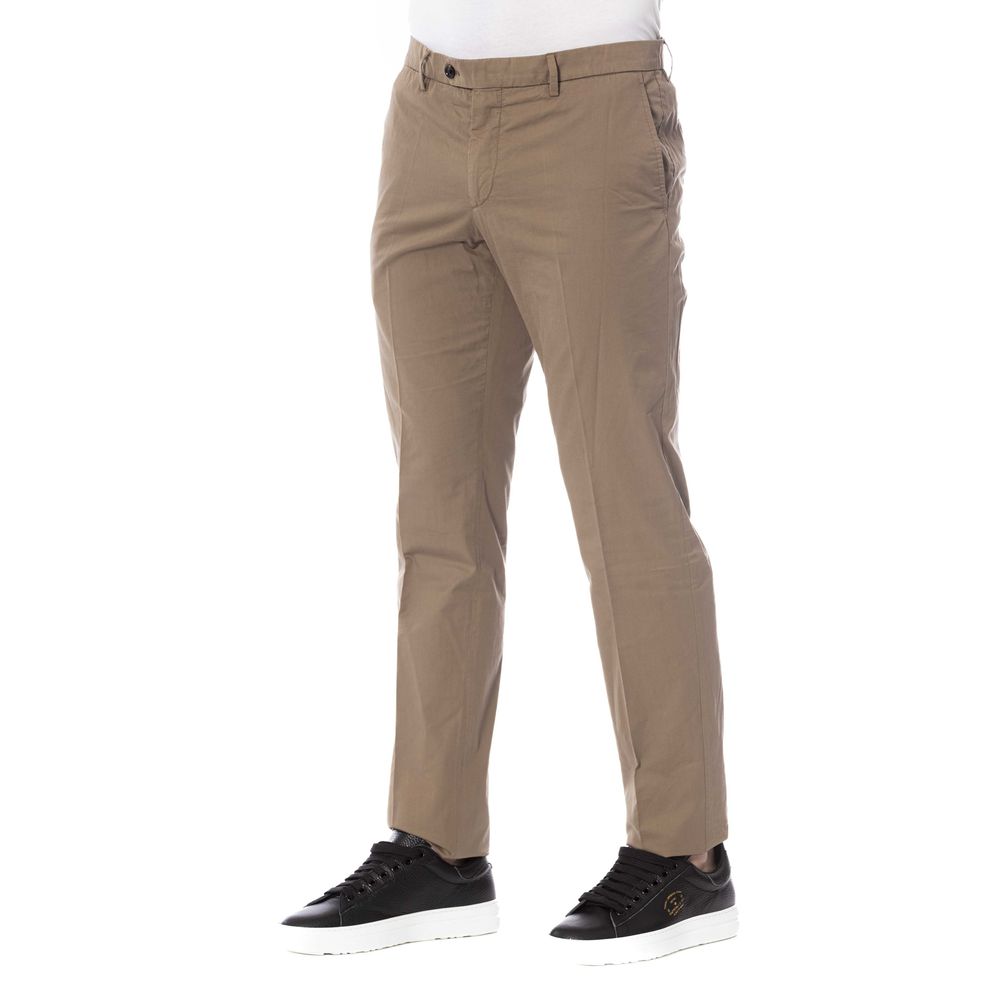 Pantalón Trussardi de algodón marrón para hombre