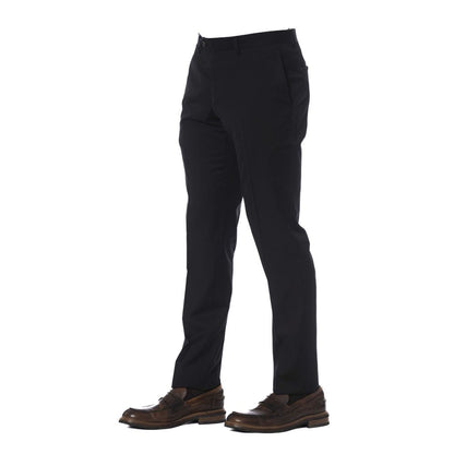 Pantalón Trussardi de lana virgen negra para hombre