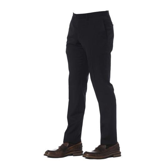 Pantalón Trussardi de lana virgen negra para hombre