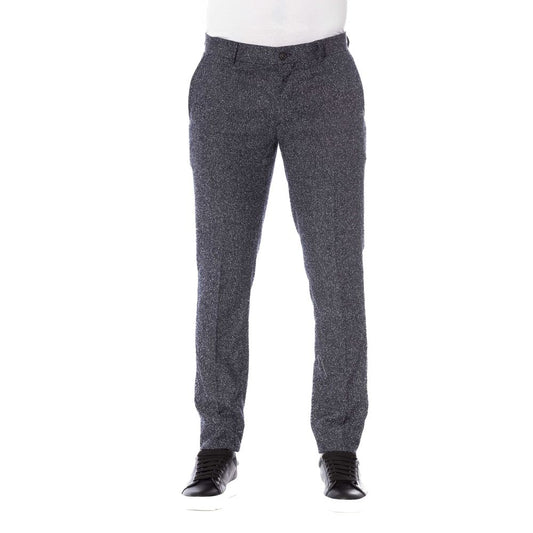 Pantalones Trussardi de algodón negro para hombre