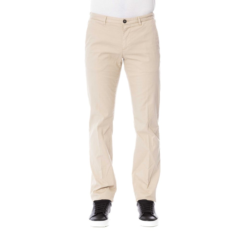 Pantalón Trussardi de algodón beige para hombre
