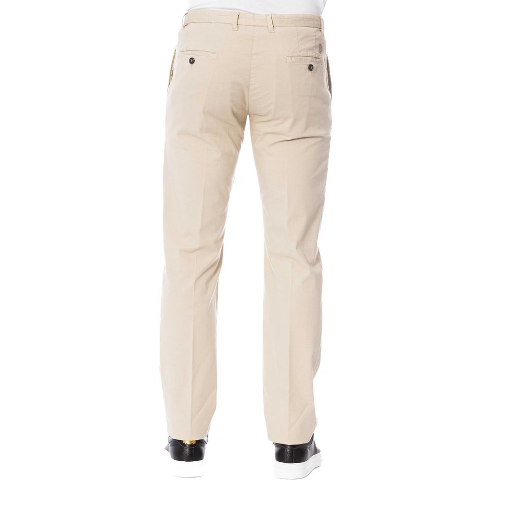 Pantalón Trussardi de algodón beige para hombre