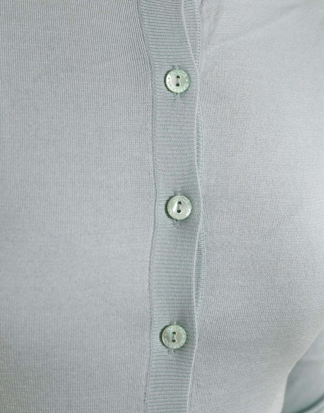 Dolce &amp;amp; Gabbana élégant cardigan en soie bleu clair