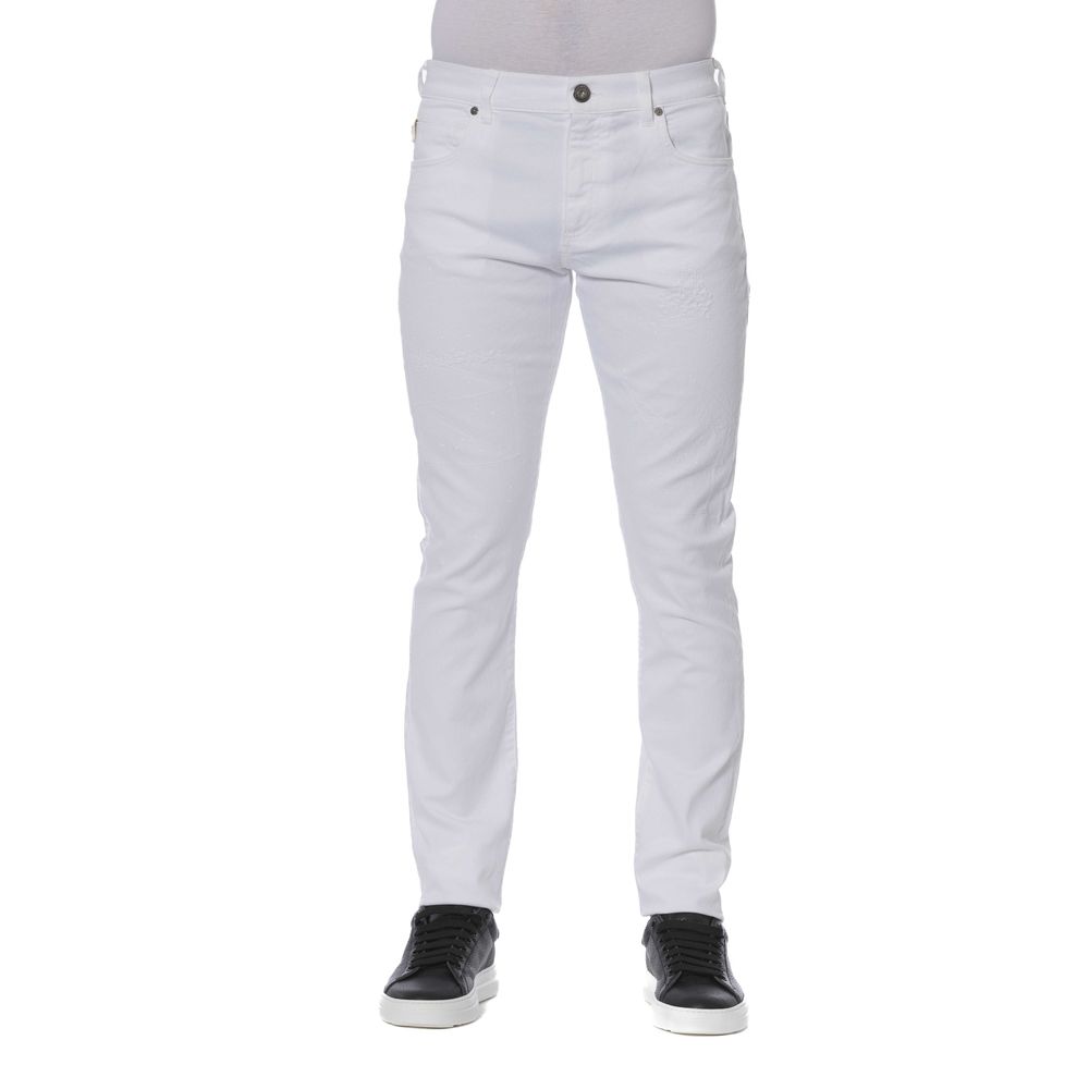 Vaqueros Trussardi de algodón blanco para hombre