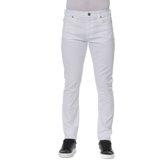 Vaqueros Trussardi de algodón blanco para hombre