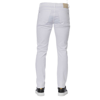 Vaqueros Trussardi de algodón blanco para hombre