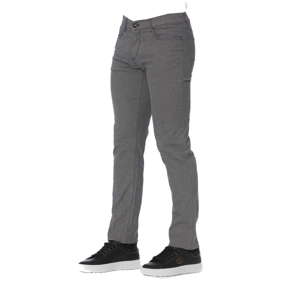 Pantalones Trussardi Jeans de algodón gris para hombre