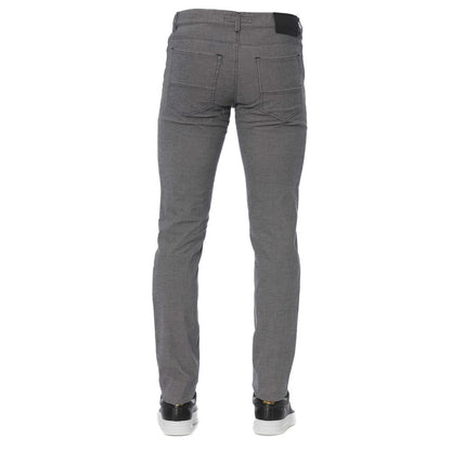 Pantalones Trussardi Jeans de algodón gris para hombre