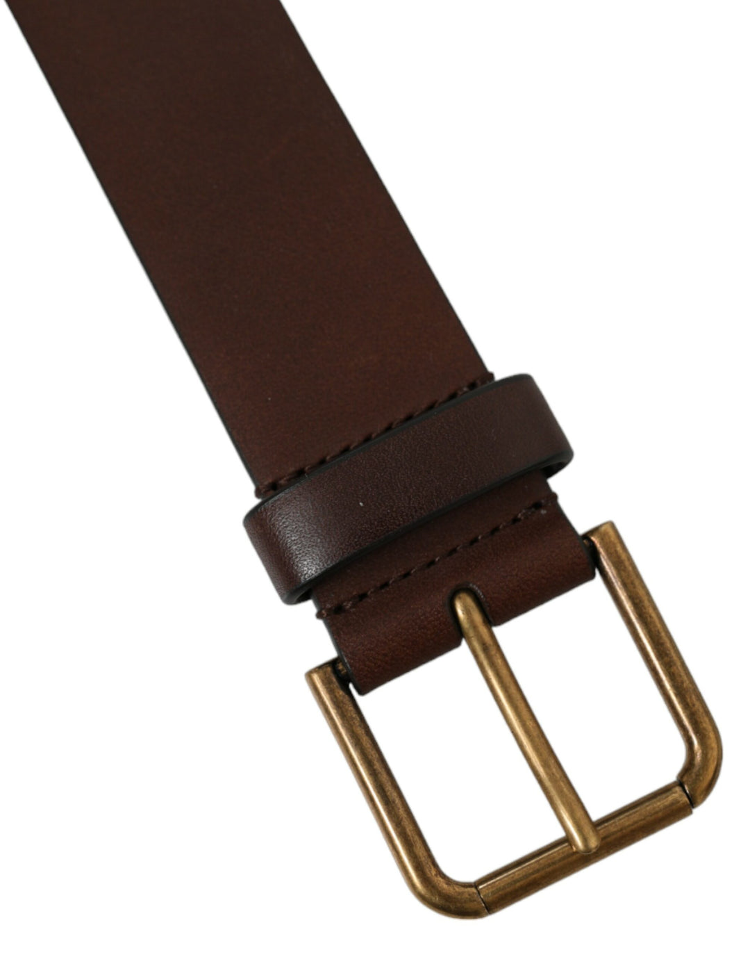 Ceinture élégante en cuir de veau marron Dolce &amp;amp; Gabbana - Accessoire intemporel