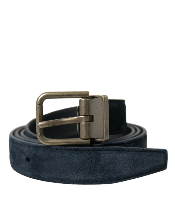 Cinturón elegante de piel de becerro y ante de Dolce &amp;amp; Gabbana