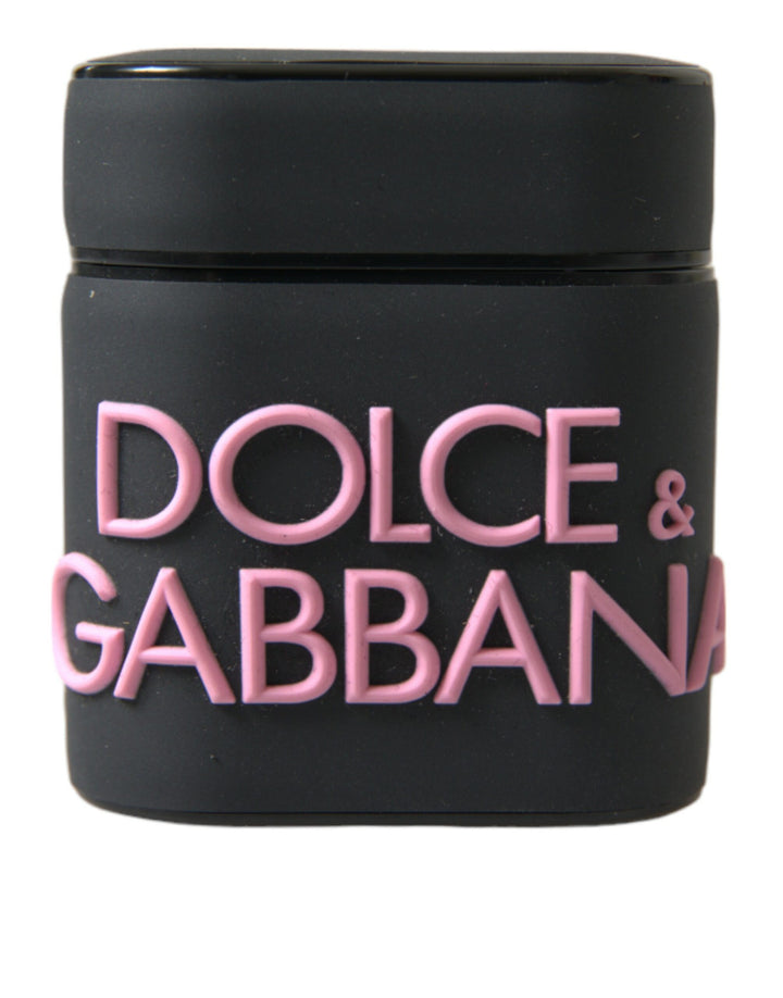 Étui élégant en cuir bicolore pour Airpods Dolce &amp;amp; Gabbana
