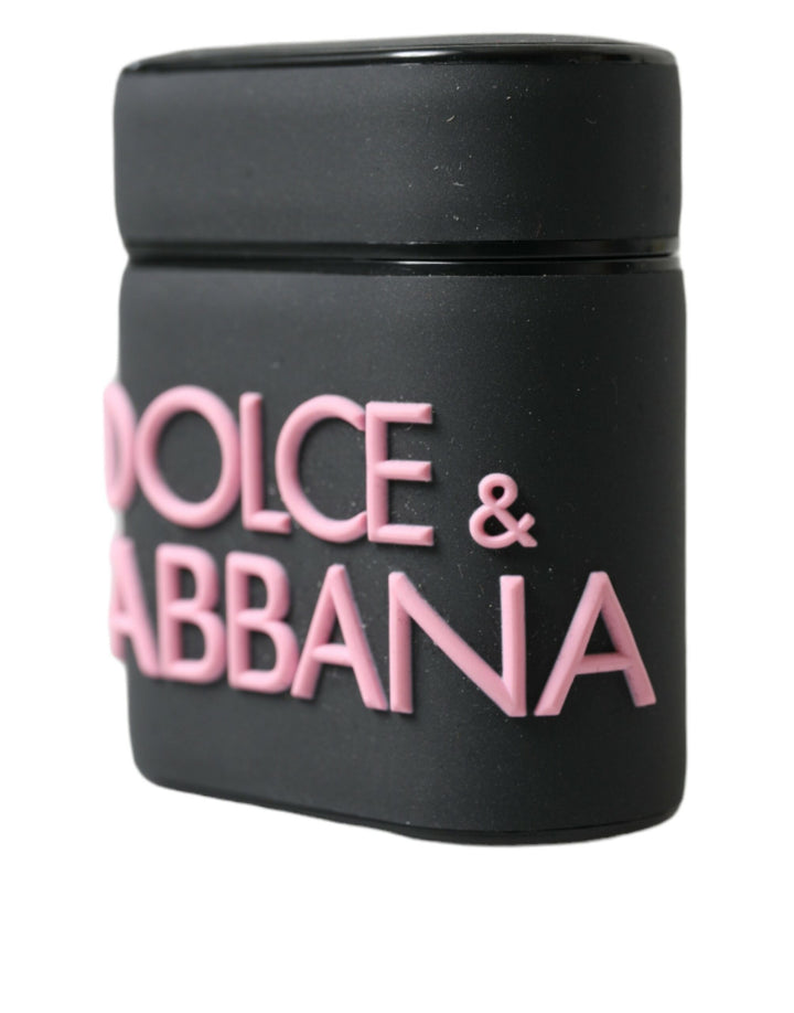 Étui élégant en cuir bicolore pour Airpods Dolce &amp;amp; Gabbana