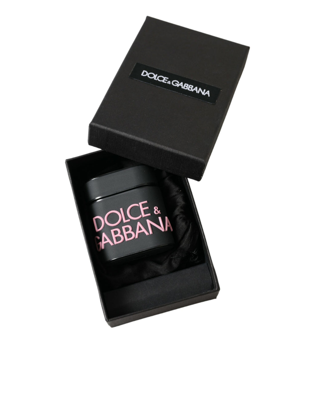 Étui élégant en cuir bicolore pour Airpods Dolce &amp;amp; Gabbana