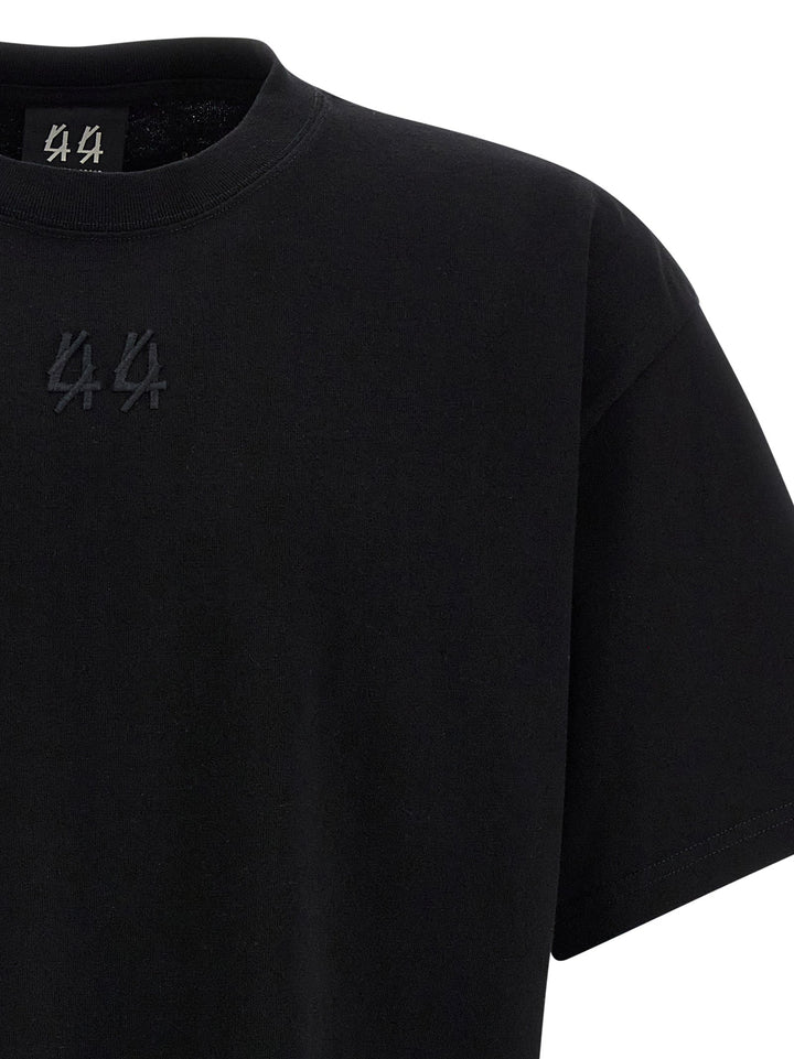 44 Label Group Black Cotton T-shirt
