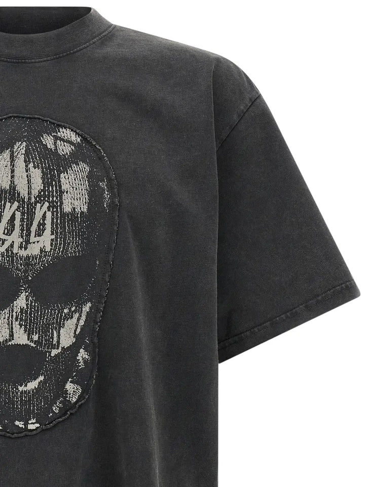 44 Label Group Black Cotton T-shirt