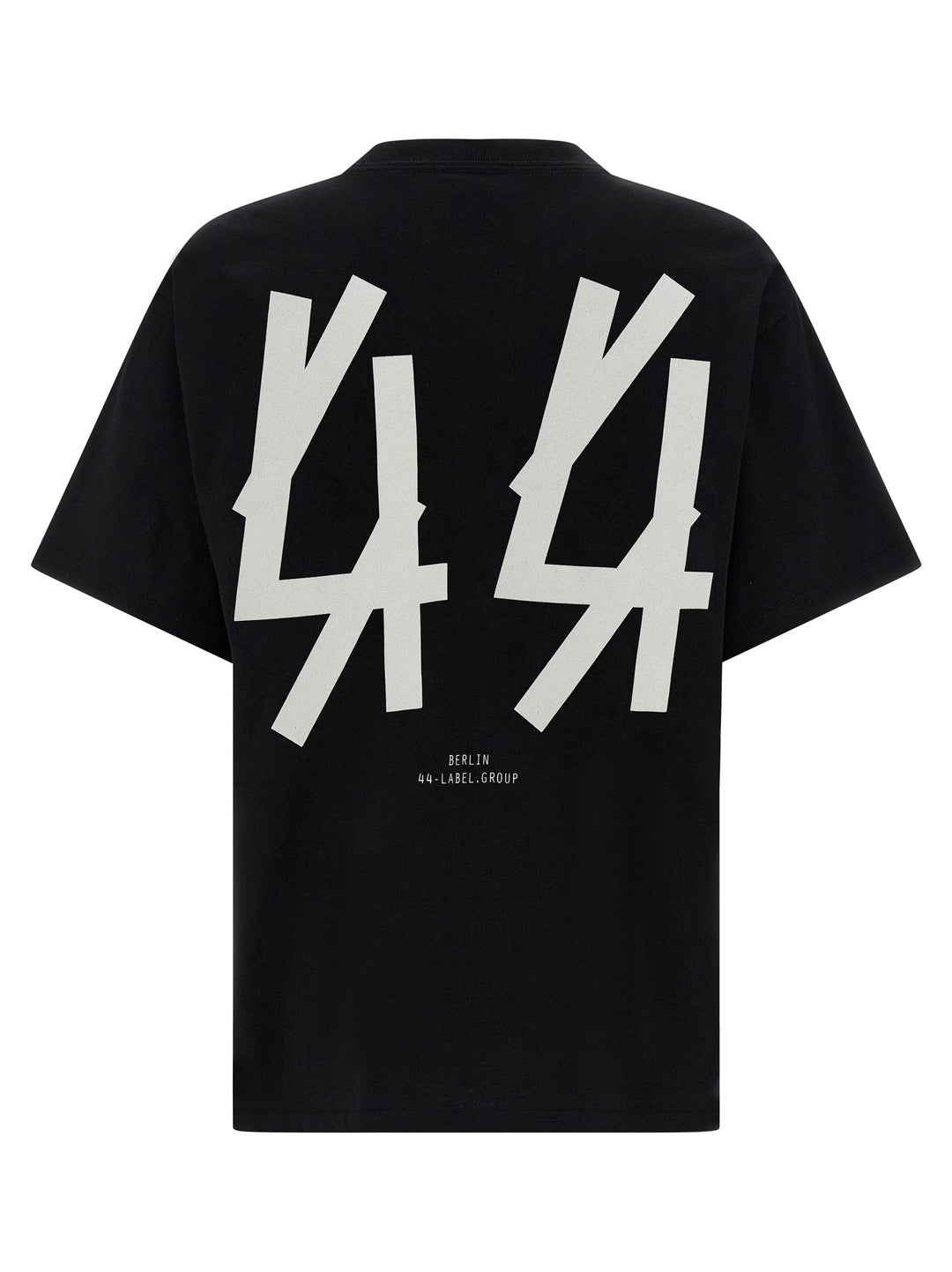 44 Label Group Black Cotton T-shirt