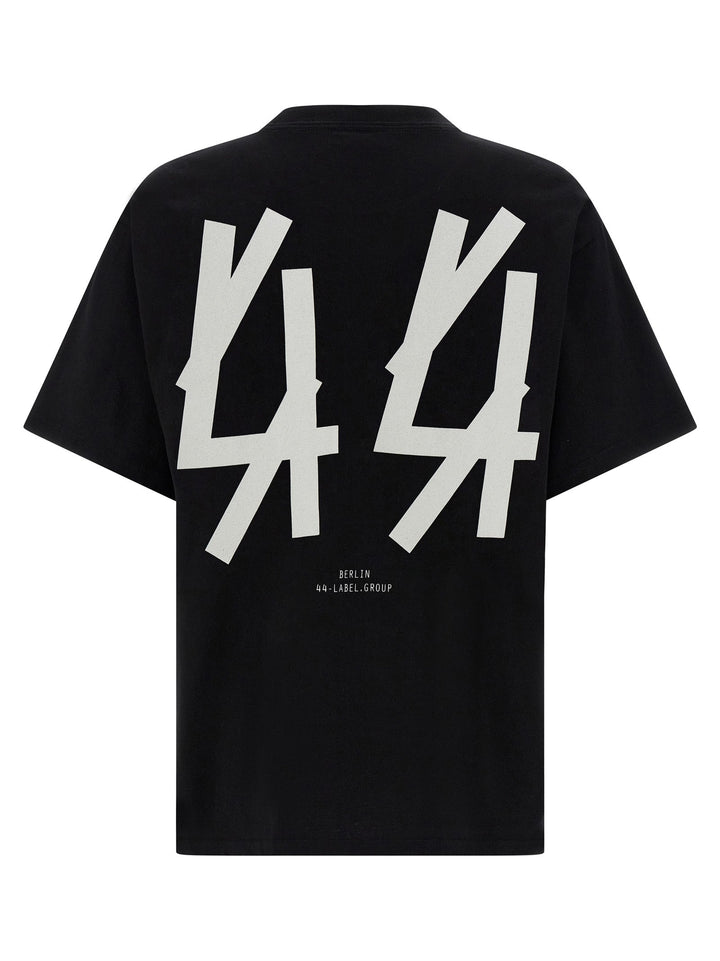 44 Label Group Black Cotton T-shirt