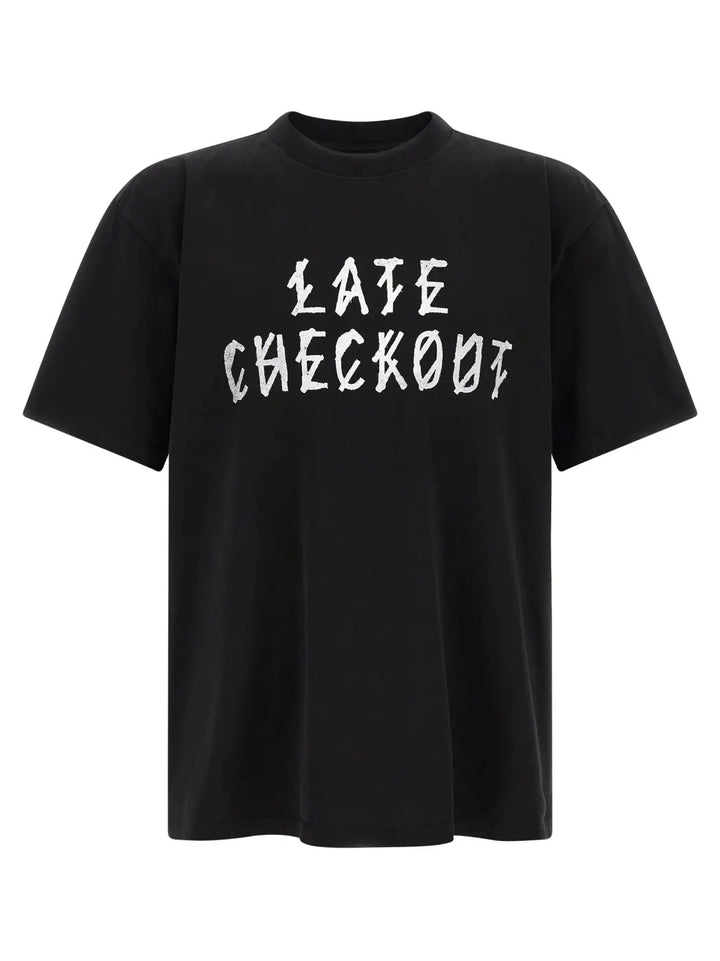 44 Label Group Black Cotton T-shirt