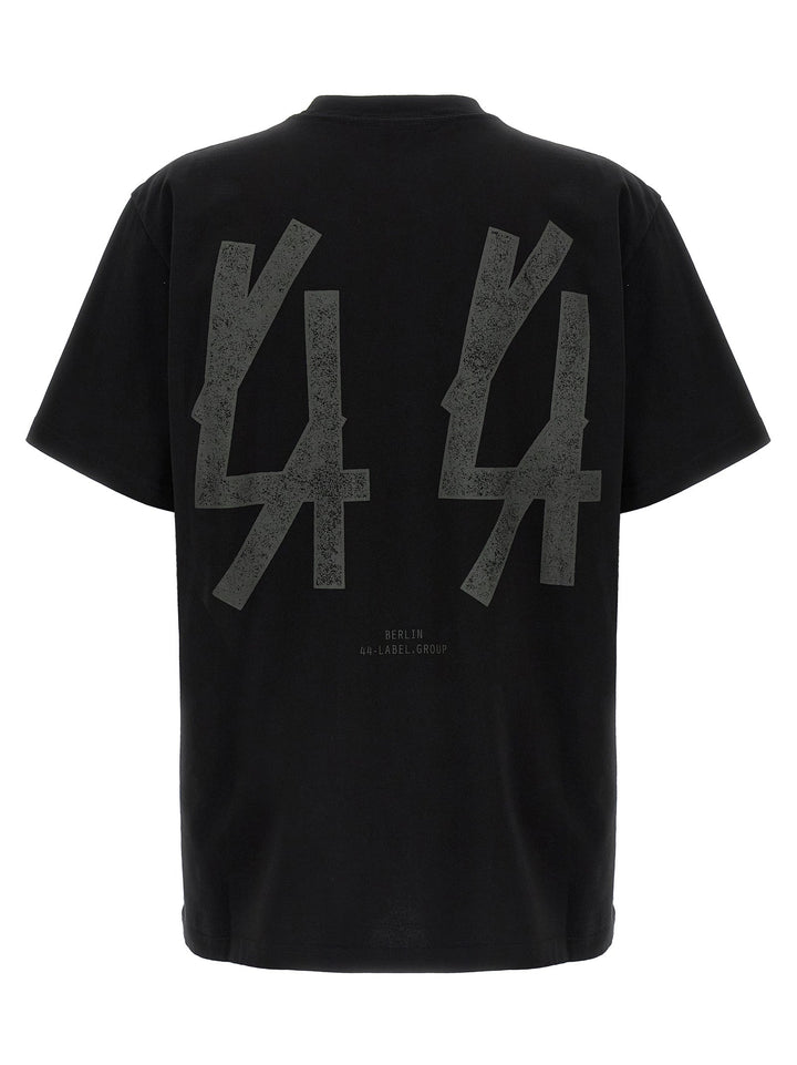44 Label Group Black Cotton T-shirt